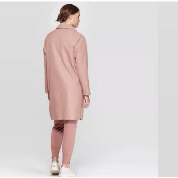 JoyLab Target Mauve Lightweight Trench Coat Jacket Womens Size Small - Picture 2 of 10